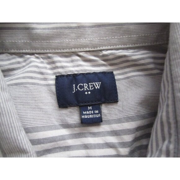 Men J Crew Stripe Button 100% Cotton Long Sleeve Shirt Sz M (MT437) - Picture 2 of 9